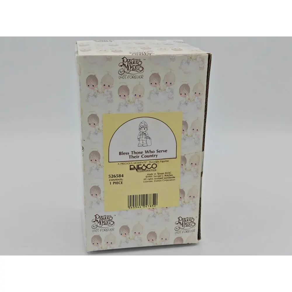 Precious Moments Bless Those Who Serve Their Country Figurine 526584 1991